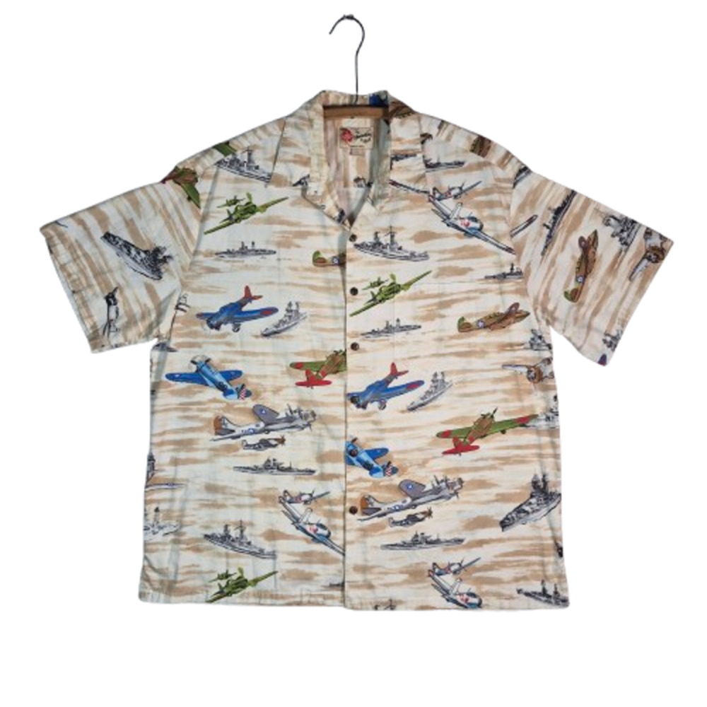 HILO HATTIE "The Hawaiian Original" Pearl Harbor Memorial Shirt Mens 2XL